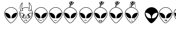 Aliencons TFB font preview